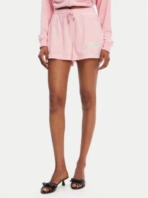 Juicy Couture Szorty sportowe Perkin JCWHS125322 Różowy Relaxed Fit