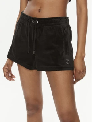 Juicy Couture Szorty sportowe Tamia JCWH121001 Czarny Regular Fit