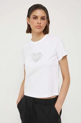Juicy Couture t-shirt bawełniany kolor biały