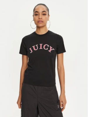 Juicy Couture T-Shirt College Gf JCSCT224414 Czarny Regular Fit