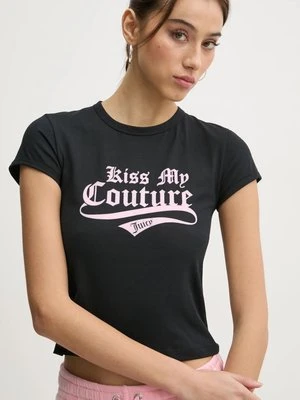 Juicy Couture t-shirt damski kolor czarny JCGCT125018