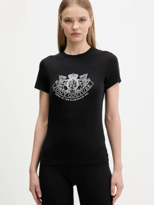 Juicy Couture t-shirt damski kolor czarny JCGTK225015