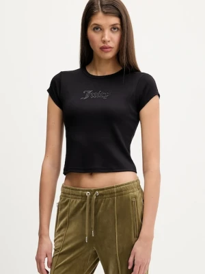 Juicy Couture t-shirt damski kolor czarny JCWCT126301