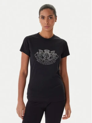 Juicy Couture T-Shirt JCGTK225015 Czarny Slim Fit