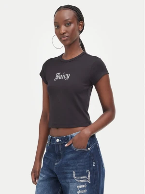 Juicy Couture T-Shirt JCWCT226326 Czarny Slim Fit