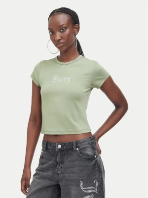 Juicy Couture T-Shirt JCWCT226326 Khaki Slim Fit