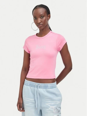 Juicy Couture T-Shirt JCWCT226326 Różowy Slim Fit
