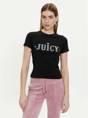 Juicy Couture T-Shirt Ryder Rodeo JCBCT223826 Czarny Slim Fit