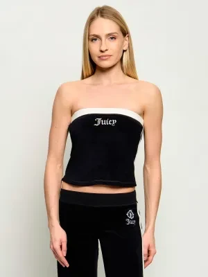 Juicy Couture Top APPLIQUE | Cropped Fit frotté