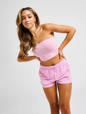 Juicy Couture Top Dmnt Heart Logo Bnd Pnk