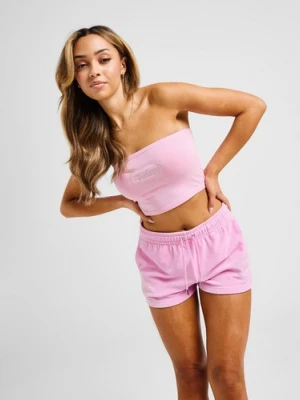 Juicy Couture Top Dmnt Heart Logo Bnd Pnk