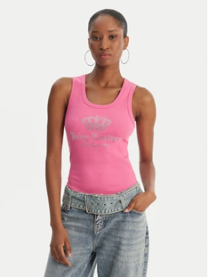Juicy Couture Top Gothic Crown JCBLV126807 Różowy Slim Fit