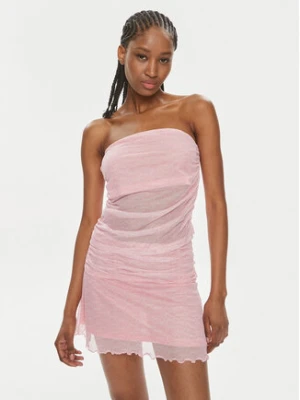 Juicy Couture Top JCWCT23328 Różowy Slim Fit