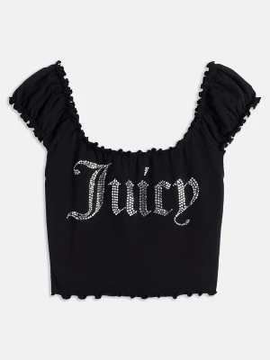 Juicy Couture Top w kolorze czarnym rozmiar: L