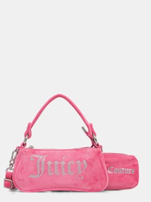 Juicy Couture torebka crossbody damska welurowa Kimberly