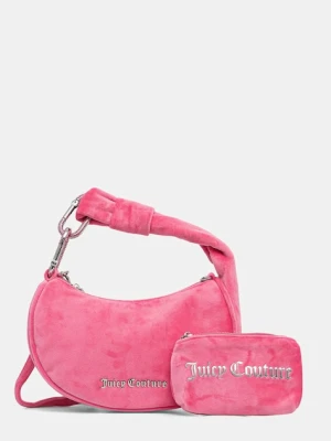 Juicy Couture torebka hobo damska welurowa Blossom