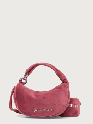 Juicy Couture torebka hobo damska welurowa Blossom różowy