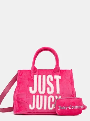 Juicy Couture torebka Iris Patch kolor różowy BIJIR8948WZC