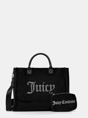 Juicy Couture torebka Iris Velvet kolor czarny BIJIR8944WZC