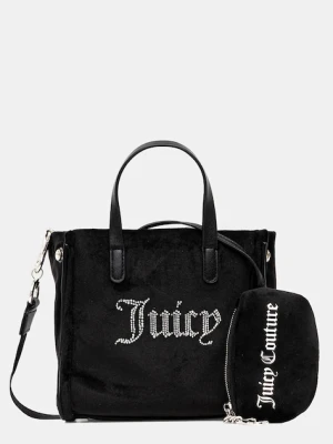 Juicy Couture torebka Iris Velvet kolor czarny BIJIR8945WZC