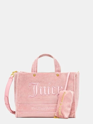 Juicy Couture torebka Iris Velvet kolor różowy BIJIR8941WC9