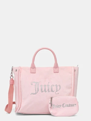 Juicy Couture torebka Iris Velvet kolor różowy BIJIR8944WZC