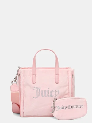Juicy Couture torebka Iris Velvet kolor różowy BIJIR8945WZC