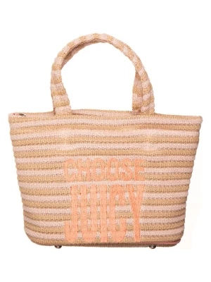 Juicy Couture Torebka "NORA" w kolorze beżowo-jasnoróżowym - 29 x 20 x 13 cm rozmiar: onesize