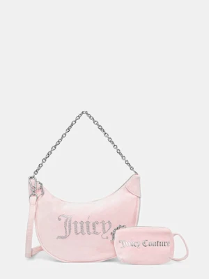 Juicy Couture torebka rogal damska welurowa Kimberly