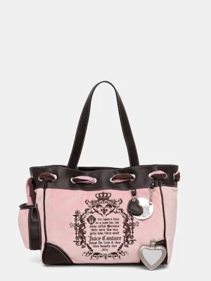 Juicy Couture torebka shopper damska bawełniana DAYDREAMER