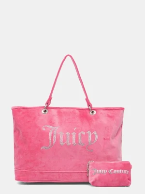 Juicy Couture torebka tote damska welurowa Kimberly