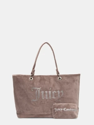 Juicy Couture torebka tote damska welurowa Kimberly