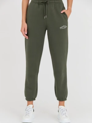 JUICY COUTURE Zielone damskie spodnie dresowe Recycled Wendy Jogger, Rozmiar XXS