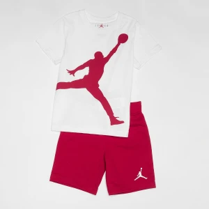 Jordan Jumbo Jumpman Short Set uniseks Rampersy i zestawy dla niemowląt czerwony rozmiar Odzież