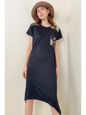 Jumeon Sukienka w kolorze czarnym rozmiar: onesize