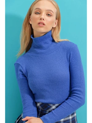 Jumeon Sweter w kolorze niebieskim rozmiar: S