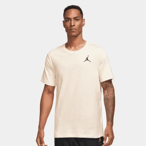 Jordan Jumpman Crew mężczyźni T-Shirty i Polo beż rozmiar Odzież