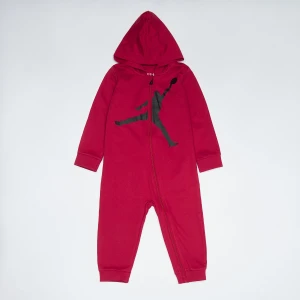 Jordan Jumpman Hooded Coverall (9 M) uniseks Rampersy i zestawy dla niemowląt czerwony rozmiar Odzież