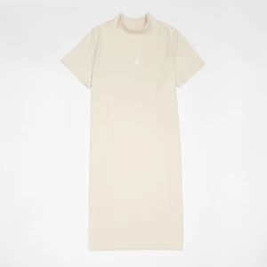 Jumpman Ribbed Taping Dress, markiJordan, Sukienki i spódnice, w kolorze beż, rozmiar: