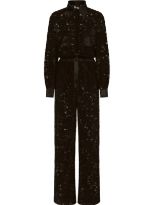 Jumpsuit z koronkowymi wykończeniami Dolce & Gabbana