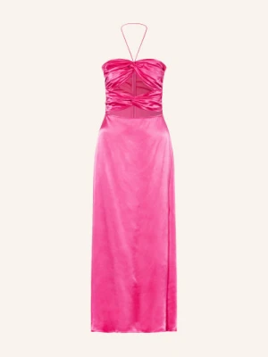 June Fridays Sukienka Satynowa Z Wycięciem pink
