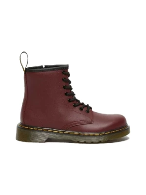 Junior Cherry Smooth Buty Dr. Martens