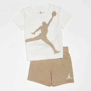 Junior JDB Jumbo Jumpman Short Set, markiJordan, Rampersy i zestawy dla niemowląt, w kolorze brązowy, rozmiar: