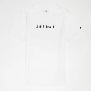 JUNIOR JDB MJ WORDMARK EMB CREW white, markiJordan, T-Shirts, w kolorze biały, rozmiar: