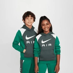 JUNIOR K NIKE AIR PO HOODIE vintage green/malachite/sail/sai, markiNike, T-Shirty i Topy, w kolorze zielony, rozmiar: