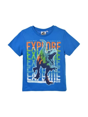 Jurassic World Koszulka "Dinozaur" w kolorze niebieskim rozmiar: 98