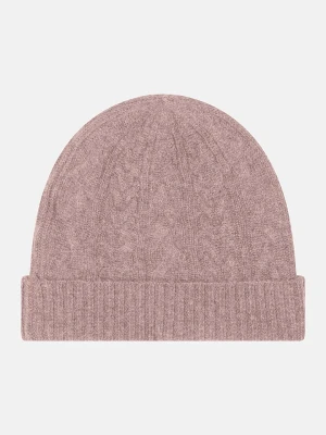 Just Cashmere Kaszmirowa czapka "Cleo" w kolorze beżowym rozmiar: onesize
