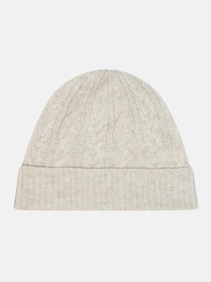 Just Cashmere Kaszmirowa czapka "Cleo" w kolorze jasnoszarym rozmiar: onesize