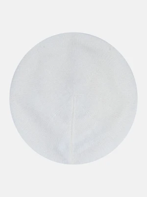 Just Cashmere Kaszmirowa czapka "Paris" w kolorze białym rozmiar: onesize