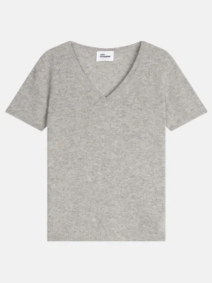 Just Cashmere Kaszmirowa koszulka "Glamis" w kolorze szarym rozmiar: S